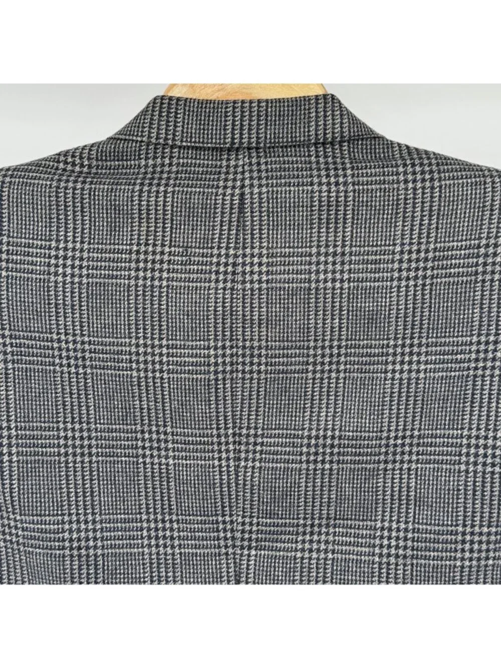 Oscar de la Renta Signature Men’s 44R Glen Plaid Wool Blazer Sport Coat